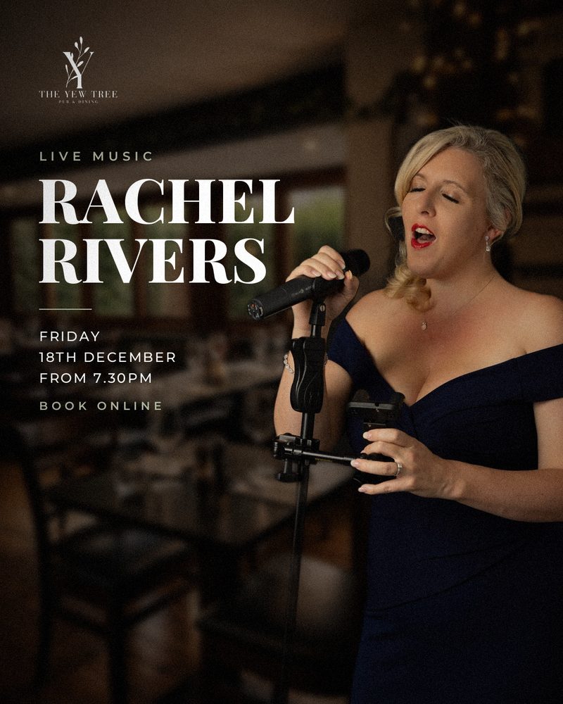 Rachel Rivers live, Friday 18 December at The Yew Tree