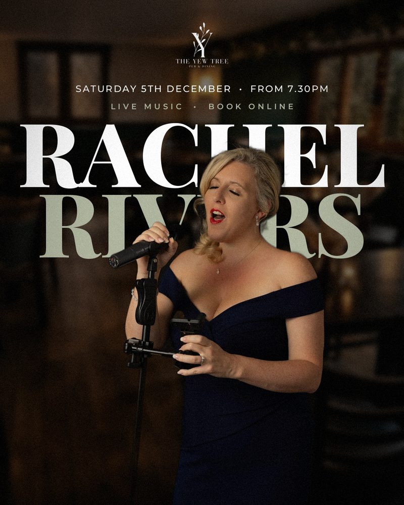Rachel Rivers live, Saturday 5 December at The Yew Tree