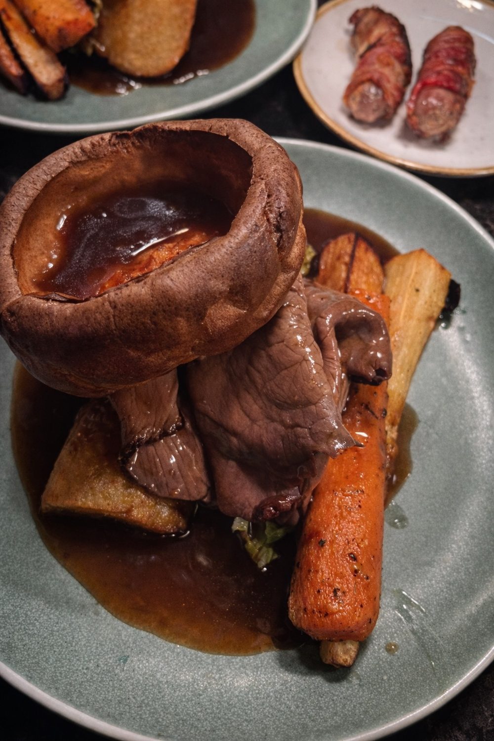 Sunday roast with Yorkshire pudding at The Yew Tree